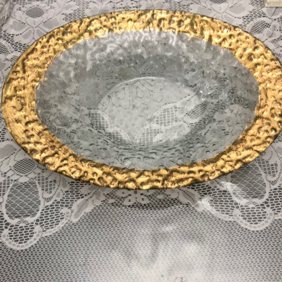 NICE FRUTS VASE , Nice gold decoration vase - Picture 2 of 3